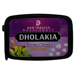 Dholakia Nasal Snuff "Non Tobacco" Tabakfrei Flower Power 9g