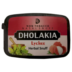 Dholakia Nasal Snuff "Non Tobacco" Tabakfrei Lychee 9g
