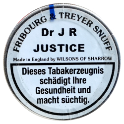 Fribourg & Treyer English Snuff Dr. JR Justice 5g