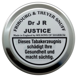 Fribourg & Treyer English Snuff Dr. JR Justice 20g