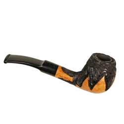 Jean Claude Pfeife Flower Rustiko Schwarz Hell