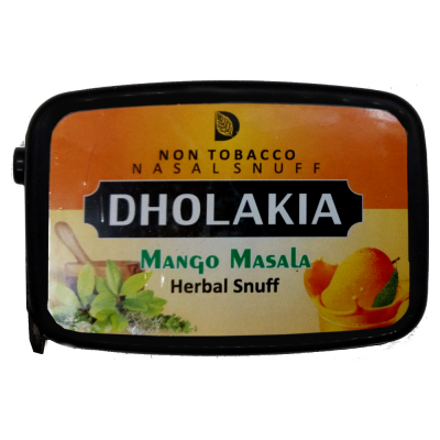 Dholakia Nasal Snuff "Non Tobacco" Tabakfrei Mango Masala 9g