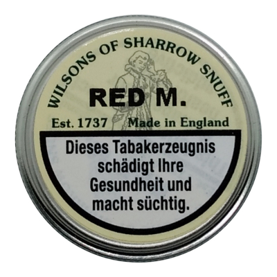 Wilsons Of Sharrow Red M. English Snuff 5g