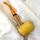 Missouri Corn Cob Pfeife Maiskolben Gebogen