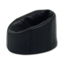 Pfeifenpantoffel 1er schwarz Leder
